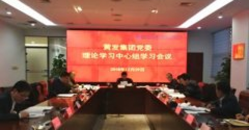 黃發(fā)集團召開黨委理論學(xué)習(xí)中心組專題集中學(xué)習(xí)研討會